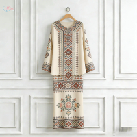 Elegant Muslimah Mini Kurung Dress for Formal Events, 2-Piece Set