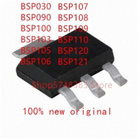 10PCS/LOT 100% new original BSP030 BSP090 BSP100 BSP103 BSP105 BSP106 BSP107 BSP108 BSP109 BSP110 BSP120 BSP121 MOS tube
