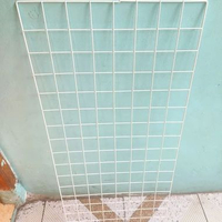 RAM KAWAT 95×45 CM TEBAL WARNA HITAM DAN PUTIH, RAK DISPLAY PAJANGAN DINDING KUAT DAN KOKOH