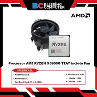 Processor AMD RYZEN 5 5600G TRAY include Fan