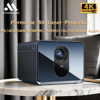 Formovie X5 4K Laser Projector 4500 ANSI Lumens ALDP Android Smart Projector Auto focus 4+ 128GB Support MEMC HDR10 Home Theater