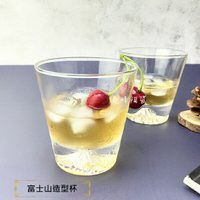 【堯峰陶瓷】富士山造型玻璃杯  交換禮物 |超級美玻璃杯|威士忌杯酒杯| 牛奶優格杯|