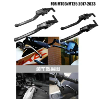 For YAMAHA MT-03 MT03 25 MT 03 25 MT25 2015-2023 Motorcycle Accessories Folding Extendable Brake Clutch Levers