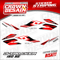 STRIPING D-TRACKER 150 SE VARIASI DESAIN RACING - STIKER STRIPING KAWASAKI KLX D-TRACKER 150 RACING
