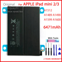 100% Genuine A1512 Battery For iPad Mini 2 3 Mini2 Mini3 A1489 A1490 A1491 A1599 6471mAh Replacement Tablet Batteries With Tools