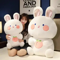 Boneka Kelinci Buah / Boneka Hadiah Lucu / Boneka Kelinci Premium Original Putih