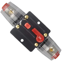DC 12V 20A Car Protection Audio Inline Circuit Breaker Fuse Holder (12V 20A)