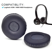 Defean Replacement H390 / H600 H609 Ear pads foam earpad pillow for Logitech H390 / H600 H609 Wireless headphones
