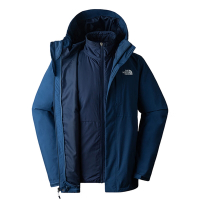 The North Face 北臉 外套 男款 運動連帽外套 衝鋒衣 保暖 三合一 防風 防潑水 藍綠 NF0A81RN5LO