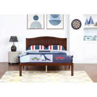 Twin/Full size wooden platform bed frame, children's bed, Flat noodles frame bed, adult and adolescent single bed, crib