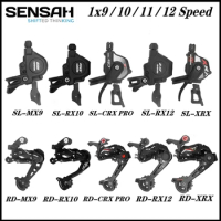 SENSAH MTB Bike Derailleurs MX9 RX10 CRX Pro RX12 XRX 1x9 1x10 1x11 1x12 Speed Trigger Shifter Rear Derailleurs For M6000 M9100