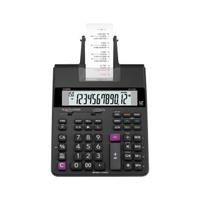 เครื่องคิดเลขพิมพ์กระดาษ รุ่น HR-150RC+AD-A60024EG Printing 12 หลัก สีดำ