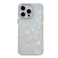 【LOYALTY】iPhone15Pro/15ProMax貝殼紋電鍍鏡頭圈防摔手機保護殼