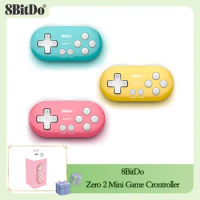 8BitDo Zero 2 Mini Game Crontroller Bluetooth Gamepad compatible with Nintend Switch Windows Android macOS