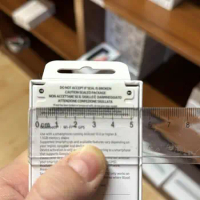 100pcs/lot DO NOT ACCEPT IF SEAL IS BROKEN Label Sticker for Samsung Galaxy Watch6 Seal Stickers CAUTION SEALED PACKAGE BOX
