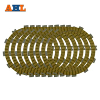 AHL Motorcycle Clutch Friction Plates Set for HONDA NX650 NX 650 1988-1989 Clutch Lining #CP-00037