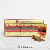 【振興高麗人蔘】蜂蜜高麗紅蔘切片蔘 6年根 100g禮盒
