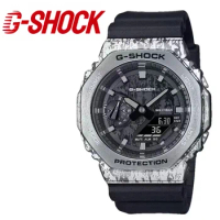 G-SHOCK Men's Watch New GM-2100GC Series Oil Stain Rock Camouflage Waterproof Quartz Watches Luxury Brand Sports Watch For Men.