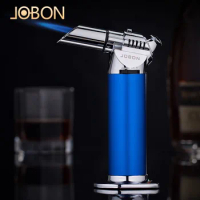 JOBON Gas Lighter 1300° Windproof BBQ Kitchen Cooking Jet Torch Turbo Lighter Large Capacity Flamethrower Jewelry Metal Tools
