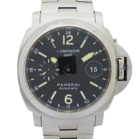【二手名牌BRAND OFF】PANERAI 沛納海 LUMINOR GMT 44 雙時區 自動上鍊 腕錶 PAM00297