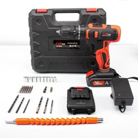MJ JLD 36VF Mesin bor baterai bor 36-2 bor Impact listrik bor cordless murah 10mm Bor cas/3Mode-bor 