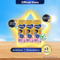[BARU] Bebelac Susu Formula Cair Rasa Strawberry 165ml x 6