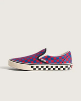 Vans Classic Slip-On [VN000DAHRDB]-226 8 Checkerboard Red/Blue