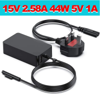 Penyesuai Tablet 44W 15V 2.58A Tablet Adapter 1796 Power Charger for Microsoft Surface Pro 3 4 5 6 7