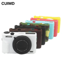Camera Silicone Case Cover Protector for Canon G7X Mark 3 G7X III G7X3 Protective Body Cover Case Skin