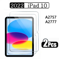 (2 Packs) Tempered Glass For Apple iPad 10 10.9 2022 10th Generation Anti-Scratch Tablet Screen Protector Film