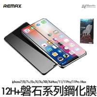Remax 12H 硬度 手機 磐石 iphone 7 8 X Xs XR 11 Pro Max 防摔 保護貼 玻璃貼【APP下單最高22%點數回饋】