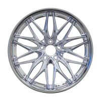 for china manufacturer supply High quality 2 piece forged car wheels 19 20 21 22 23 24 inch polished rims 5X112 forged car rims