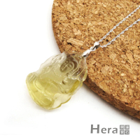 【Hera】頂級3A級黃水晶手雕如意觀音項鍊-大(無加熱)