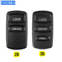 YOUBBA 2/3 Buttons Replacemnet Remote Key Shell Case For Mitsubishi Lancer Outlander Pajero V73 Galant Montero Sport 2000 2001