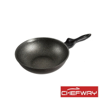 韓國CHEFWAY 銀河系列IH磨石不沾炒鍋30cm 索樂生活 導熱快省油不黏鍋具不粘鍋子好清洗快炒鍋煎鍋蒸鍋耐磨平底