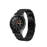【百寶屋】Samsung Galaxy Watch 42/46mm三珠不鏽鋼錶帶