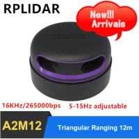 RPLIDAR A2M12 360Degree 16KHz Laser Range Scanne Triangular Ranging 12m lidar Mapper Rplidar Scanner