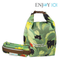 ENJOY101 矽膠布防漏食物袋(UnSac喫貨袋-可微波 耐高溫 摺疊收納)