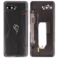 New Original Battery Cover Back Glass For Asus ROG Phone 2 ZS660KL With Camera Lens Replacement