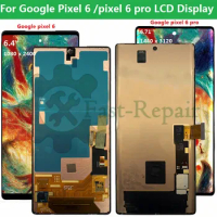 6.4"Original For Google Pixel 6 LCD Display Touch Screen Digitizer Assembly Replacement For Google Pixel 6 pro GLUOG, G8VOU lcd