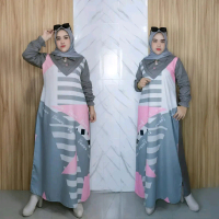 DRESS BELVA mix printing VIENARA