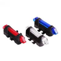 USB Rechargeable Waterproof Mountain Bike Lamp Warning Cycling Taillight Bike LED Headlight Tail Light For Electric Scooter