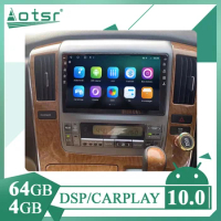 2 din Android 10.0 CarPlay Auto Radio For Toyota Alphard 2004 - 2007 Car Multimedia Player GPS 2din Stereo autoradio Head Unit