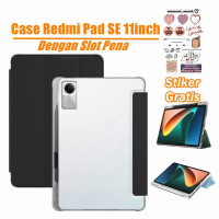 Case RedMi Pad SE 11inch With Pen Slot Magnetic Protective Case RedMi Pad SE Cover With Transparent 