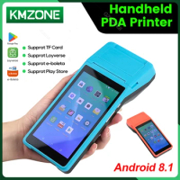 Handheld POS PDA Android 8.1 System e-Boleta SII Loyverse Built-in 58mm Thermal Printer Bluetooth WIFI NFC 5.5 Inch Touch Screen