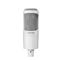 【audio-technica 鐵三角】AT2020 CWH(心形指向性電容型麥克風)