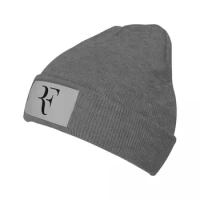 Roger-Federer Logo Knitted Hat Beanies Autumn Winter Hat Warm Hip Hop Caps for Men Women