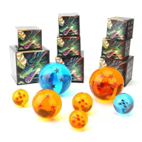 3.5cm Dragon Ball Z DBZ Anime Crystal Ball Shenron Dragonball Resin Collection Toys Kids GIft Dolls