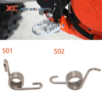 Motorcycle Foot Pegs Footpegs Footrest Spring For KTM SX85 SX125 SX250 SXF EXC EXCF XC XCF XCFW 125 200 250 300 530 FREERIDE
