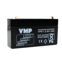 Baterai Aki Kering VMP 6V 1.2AH 1,2Ah Timbangan battery vrla 6v 1.2ah 6v 1,2ah vmp original